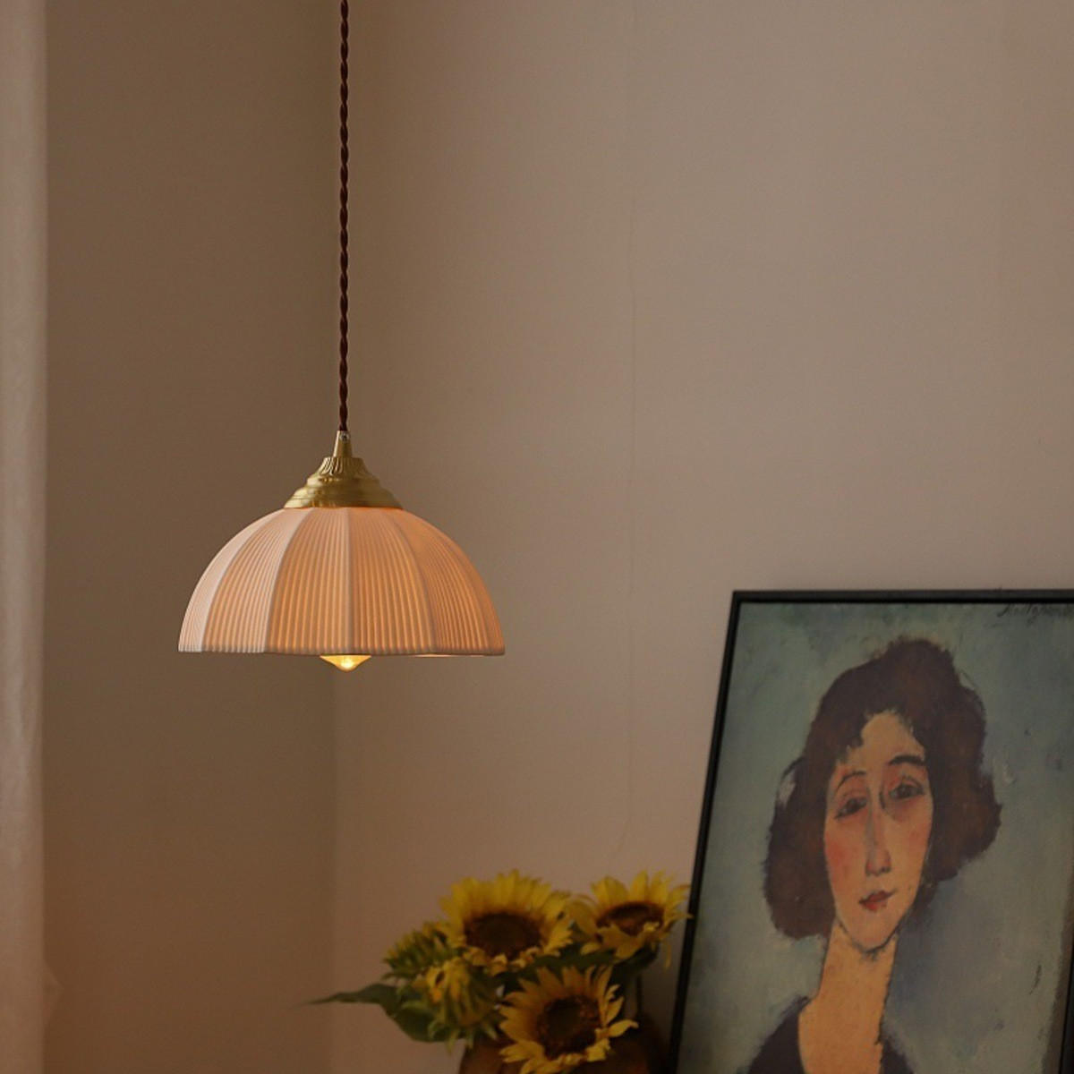 LED-HÄNGELEUCHTE Weiß 8W 22/22/16-200 cm - Weiß, Metall (22/22/16cm) - Authentics
