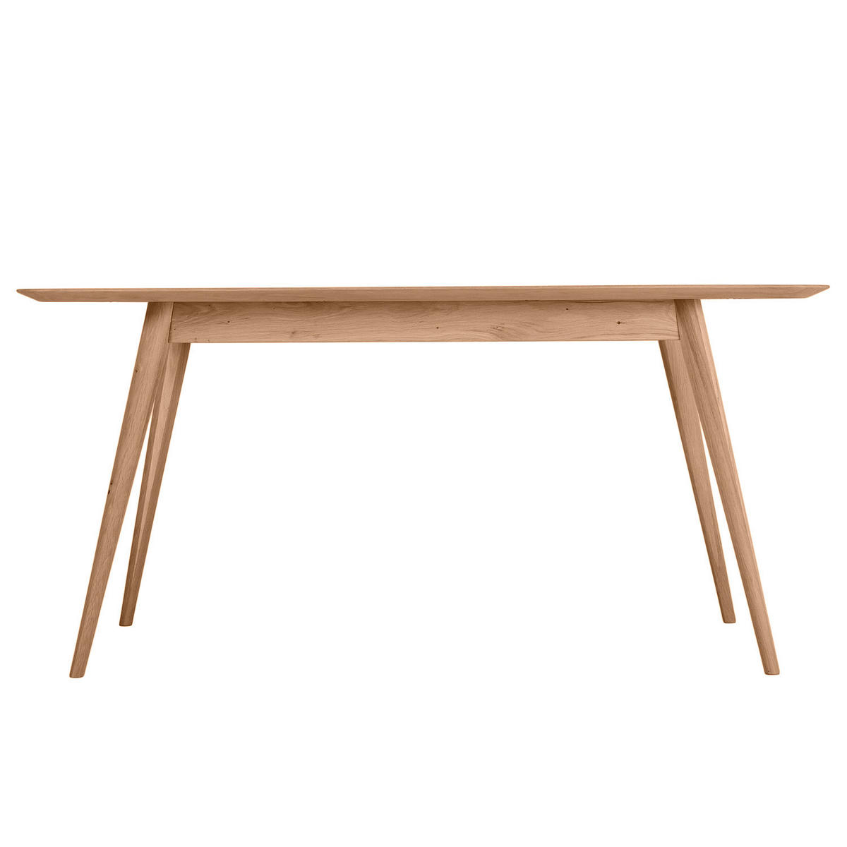 ESSTISCH - Massivholz - Eichefarben, Holz (90/160/75cm) - home24