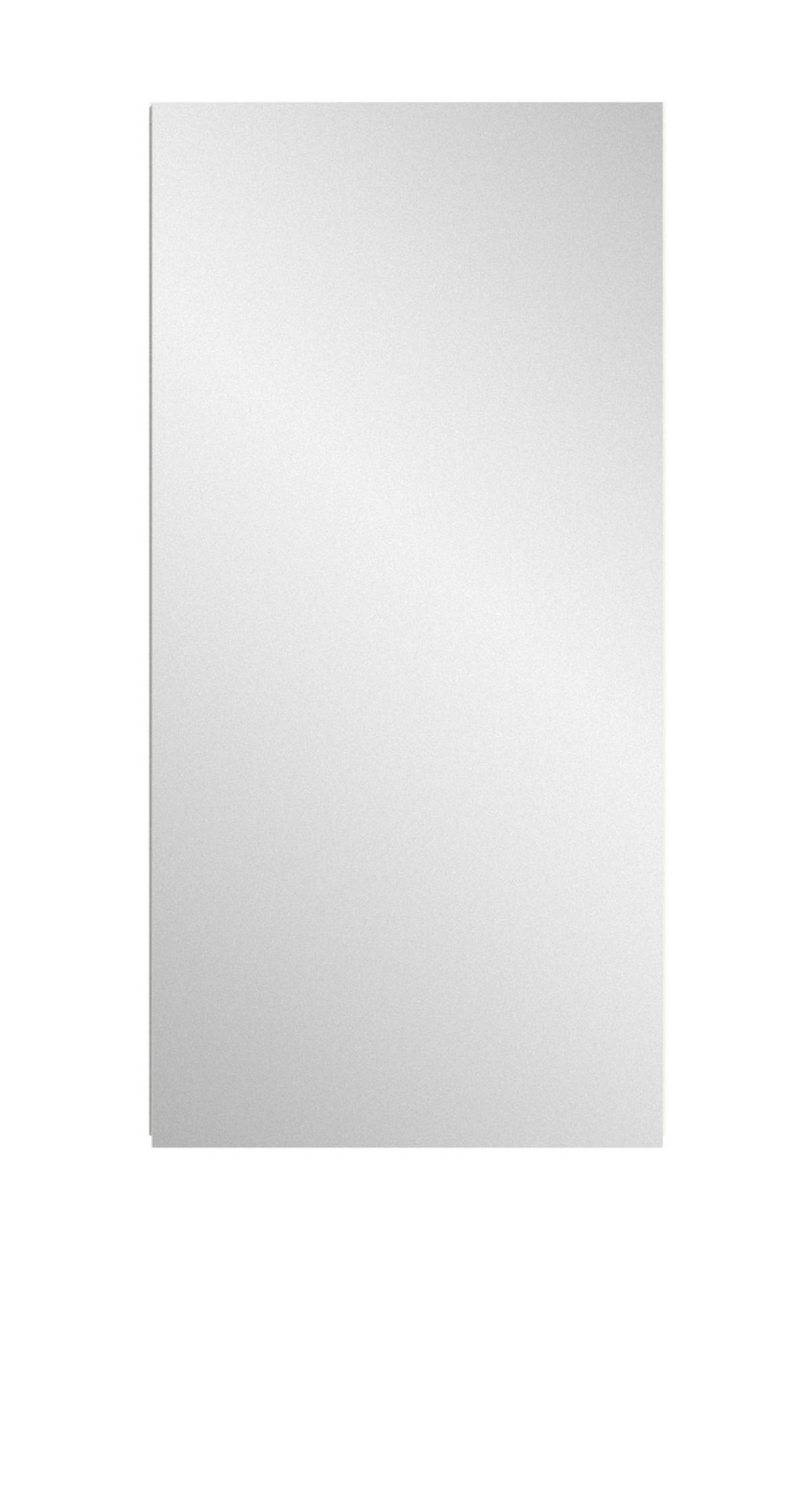 SPIEGELSCHRANK weiß 38 x 77 cm, Badschrank 1-türig mit Spiegel - Weiß, Glas/Holzwerkstoff (38/77/18cm) - Inn.Furn