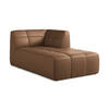 SOFAELEMENT Rechts Kunstleder Braun - Schwarz/Mokka, Holzwerkstoff/Kunststoff (101/77/175cm) - Makamii