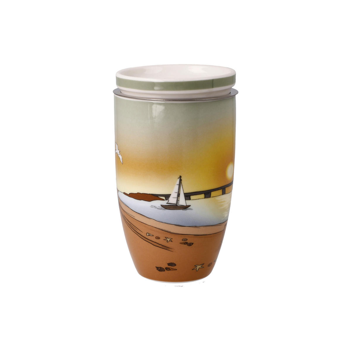 TEETASSE Seaview, Fine Bone China, Bunt, 0.45 L - Multicolor, Keramik (0.45L) - Goebel