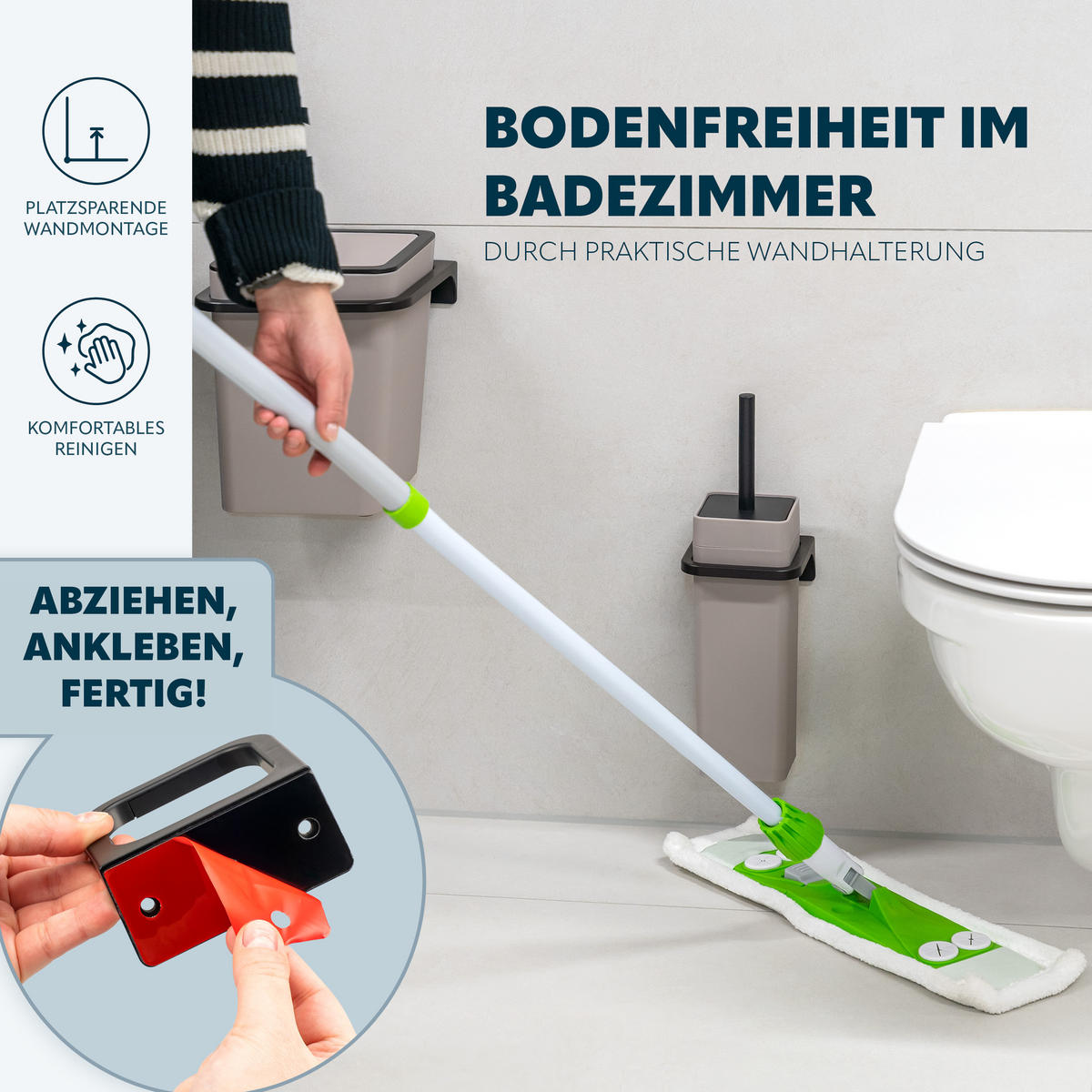 WC-GARNITUR SAVONA, taupe, Kunststoff - Taupe, Kunststoff (12/36.5/13cm) - bremermann