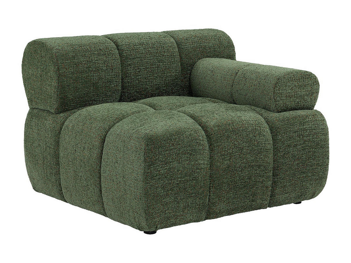 SESSEL mit gerader Rückenlehne - 1 Person - stoff - grün Facivil - Grün, Textil (94/70/94cm) - Vente-Unique