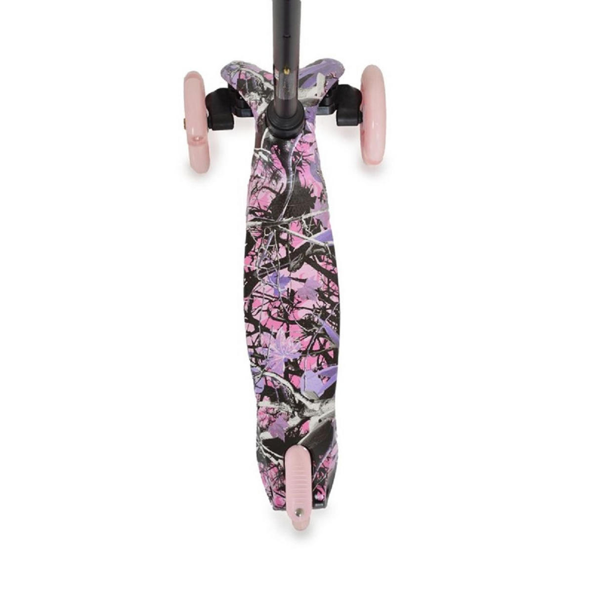 KINDERROLLER Fidget rosa höhenverstellbar, PU-Räder, Wasserdruck, ABEC-7 - Rosa, Metall (54/23/72cm) - Moni