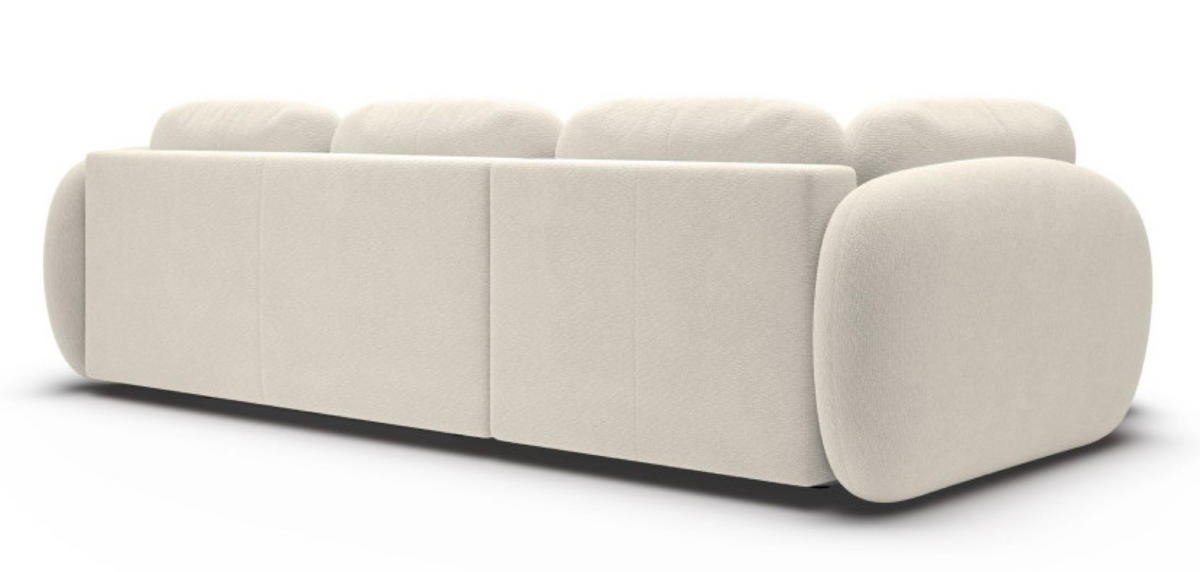 ECKSOFA Creme Olivio II Ausziehbar Links - Creme/Weiß, Textil (289/190cm) - Sepro Meble