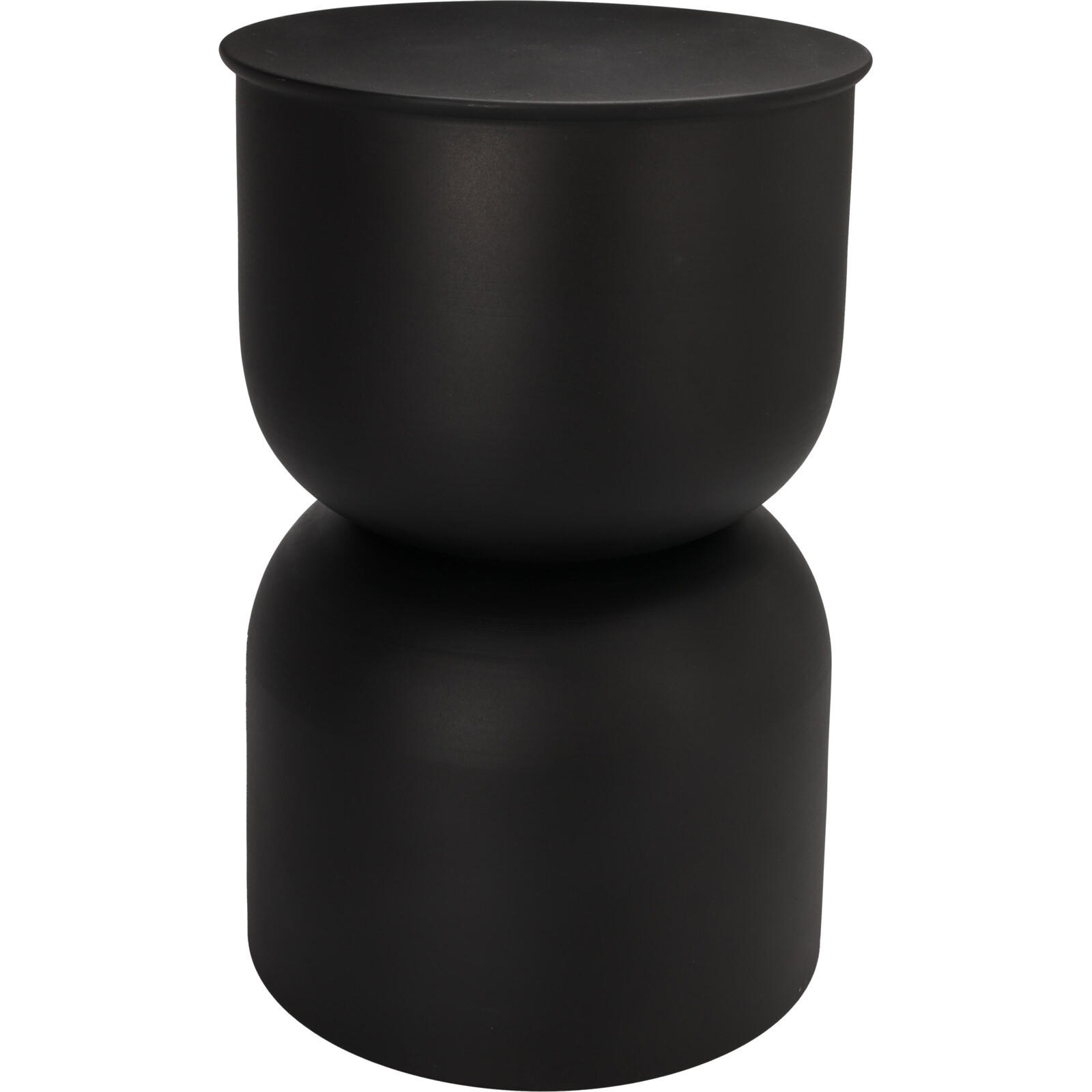 SÄULENTISCH matt Disa Schwarz 31/31/46 cm - Schwarz, Metall (31/31/46cm) - Home Styling Collection