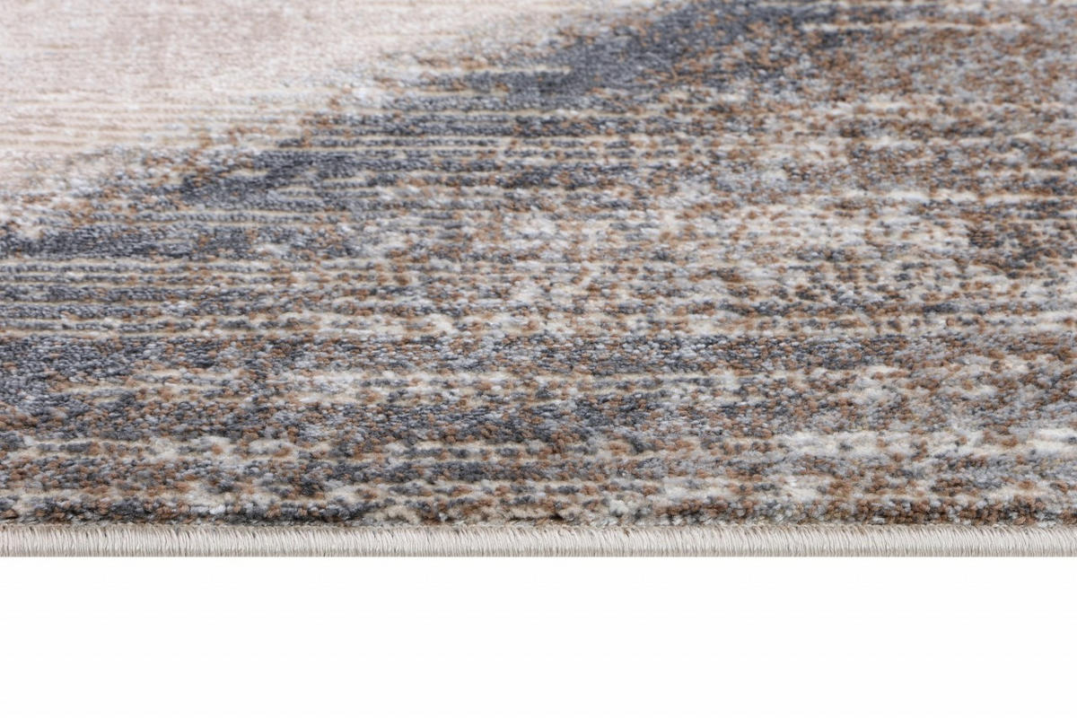 KOBEREC béžový hnedý grafitový - 80 x 150 cm - hnedá/sivá, textil (80/150cm) - Mazovia
