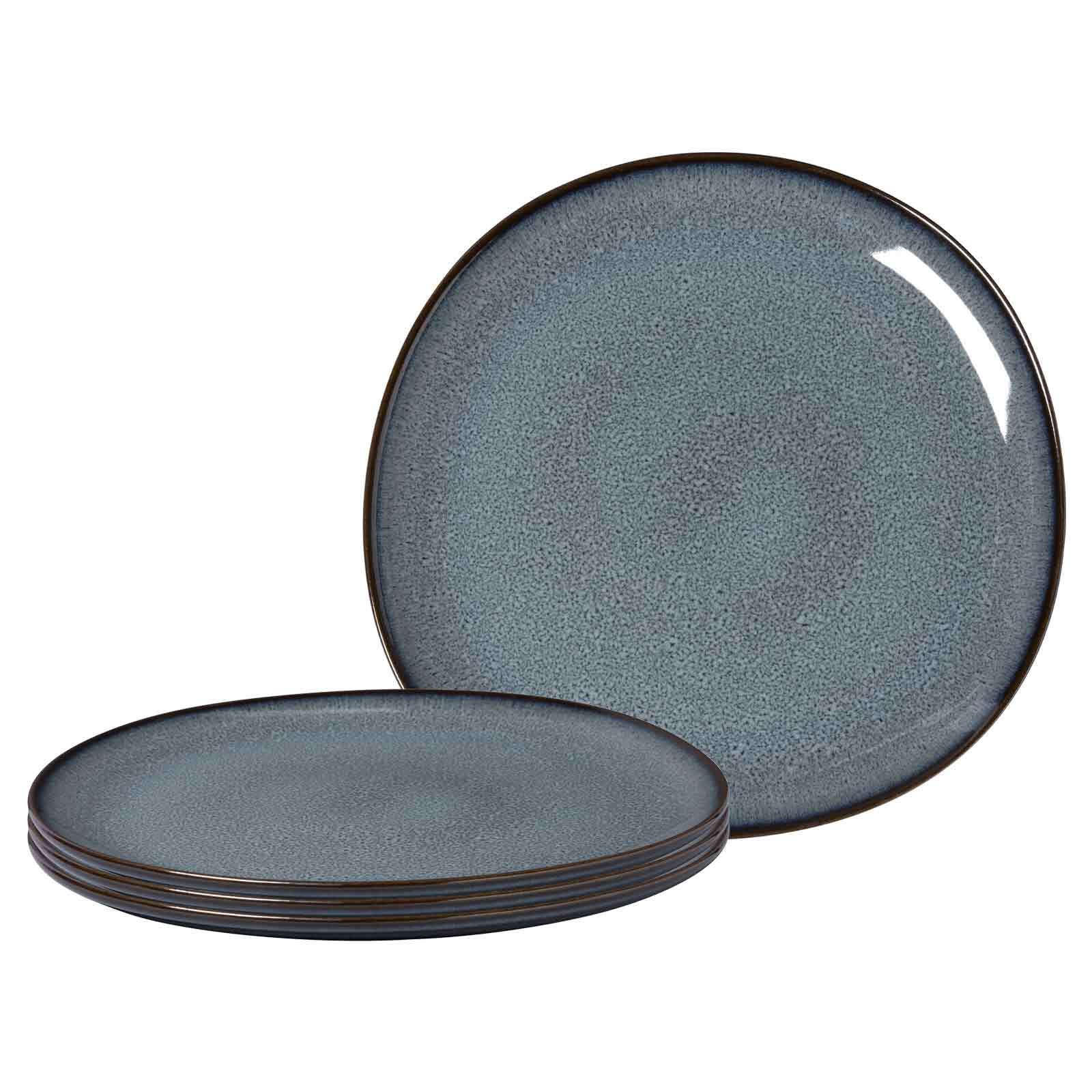 SERVIERPLATTEN Lave Gris ø 32 cm 4er Set - Grau, Keramik (31.8/2.8/31.8cm) - like.Villeroy & Boch