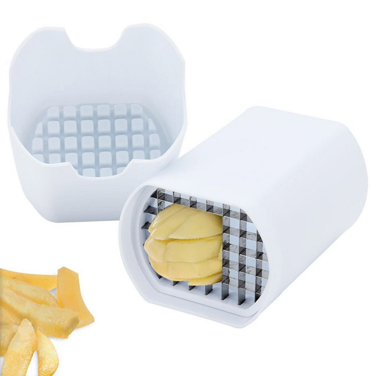 POMMES-FRITES-SCHNEIDER - Weiß, Kunststoff (13/8/9.5cm) - Excellent Houseware