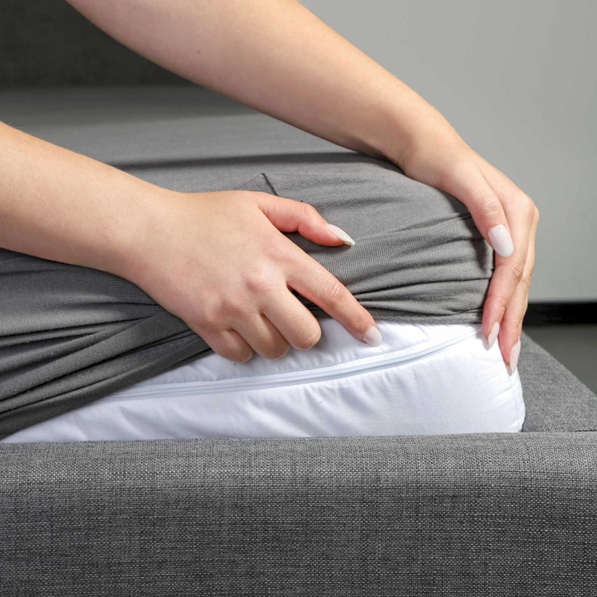 SPANNBETTLAKEN FLAT - Weiß, Textil (90/200cm) - Schöner Wohnen
