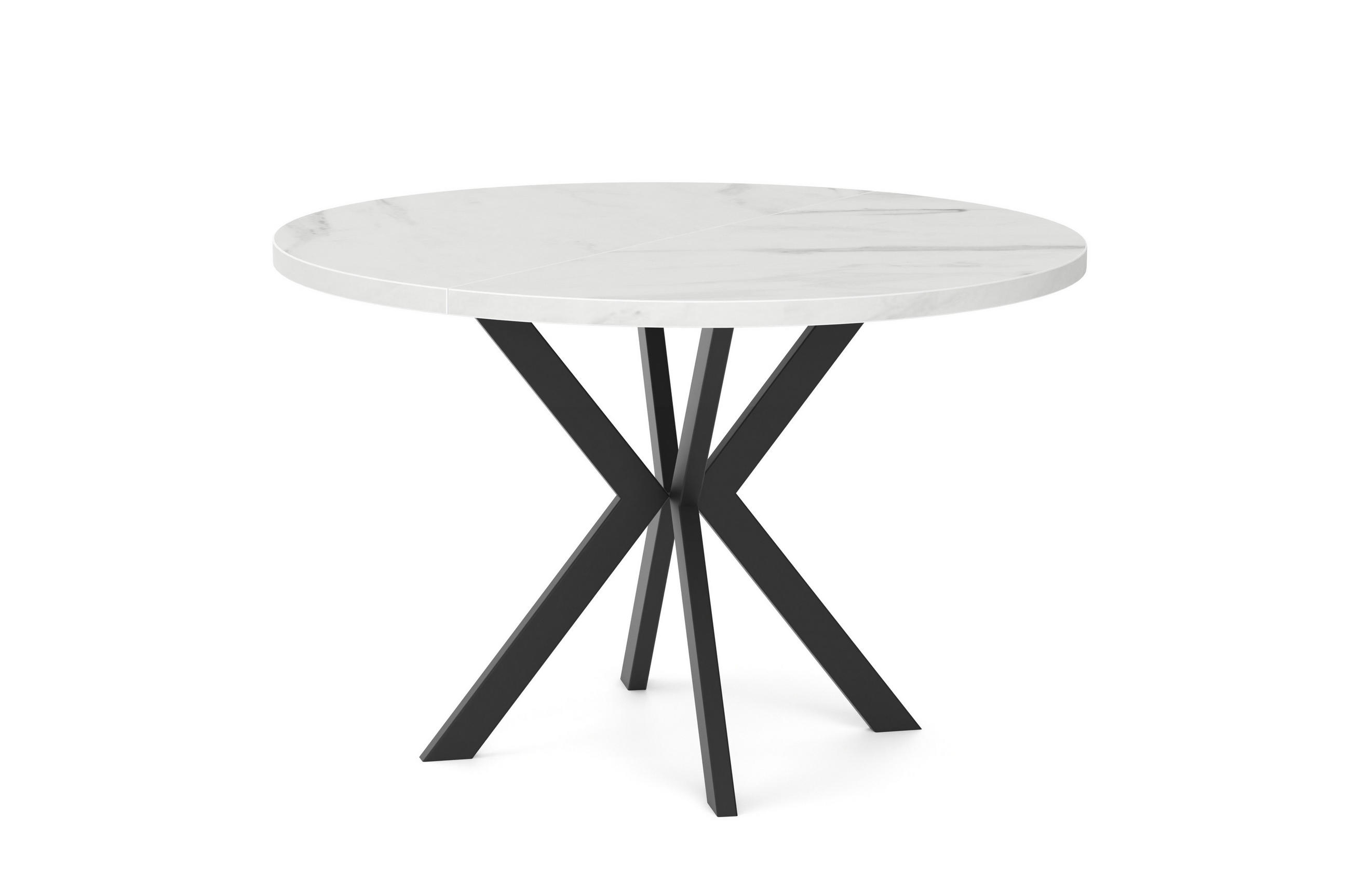ESSTISCHE EDEN - Weiß, Holzwerkstoff (120/120/76cm) - Meblini