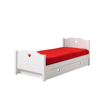 EINZELBETT Kamila 212x80x96 aus MDF in Weiß - Weiß, Holzwerkstoff (90/200cm) - 58aufmkessel
