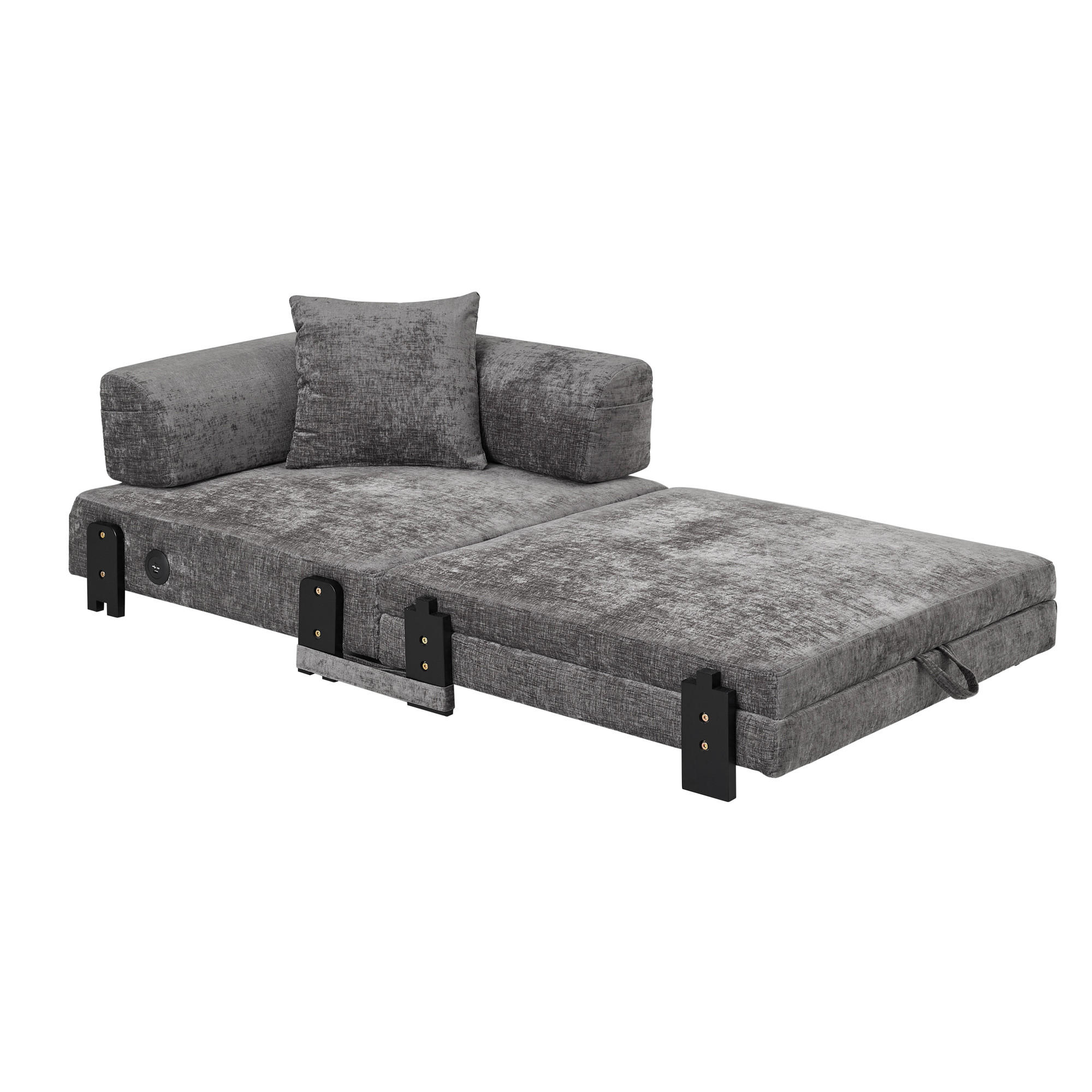 Meubliv Sofa Dunkelgrau 170.5x48x84 cm