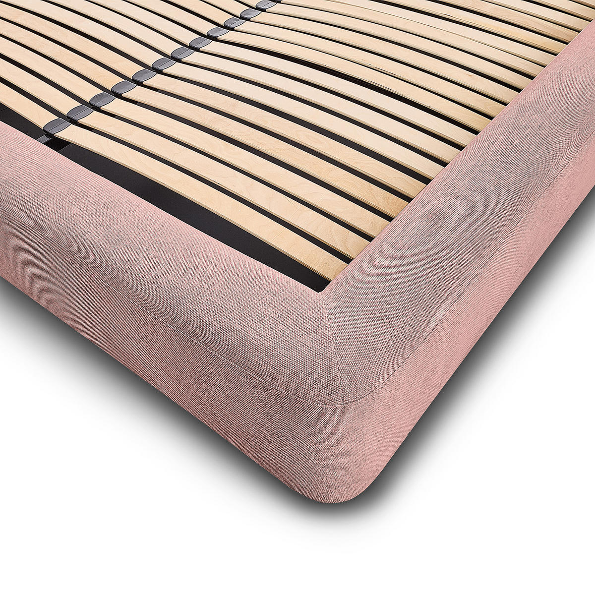 POLSTERBETT - Mauve, Textil (140/200cm) - home24