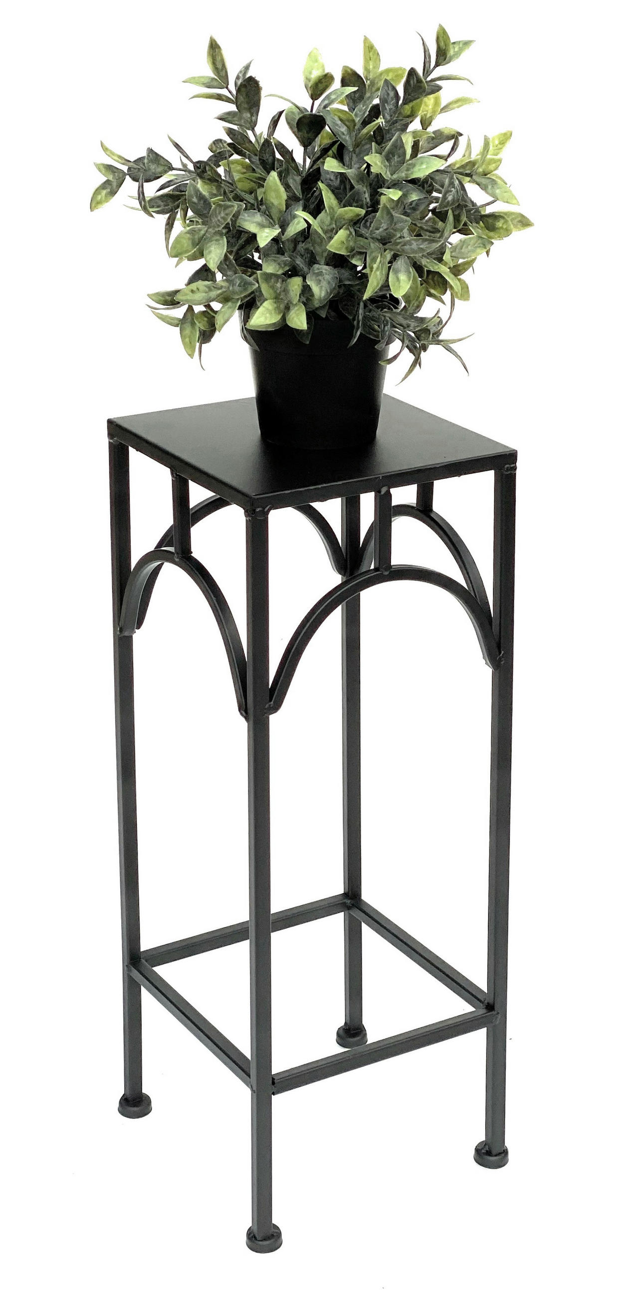 DanDiBo Blumenhocker Schwarz 18x50x18 cm