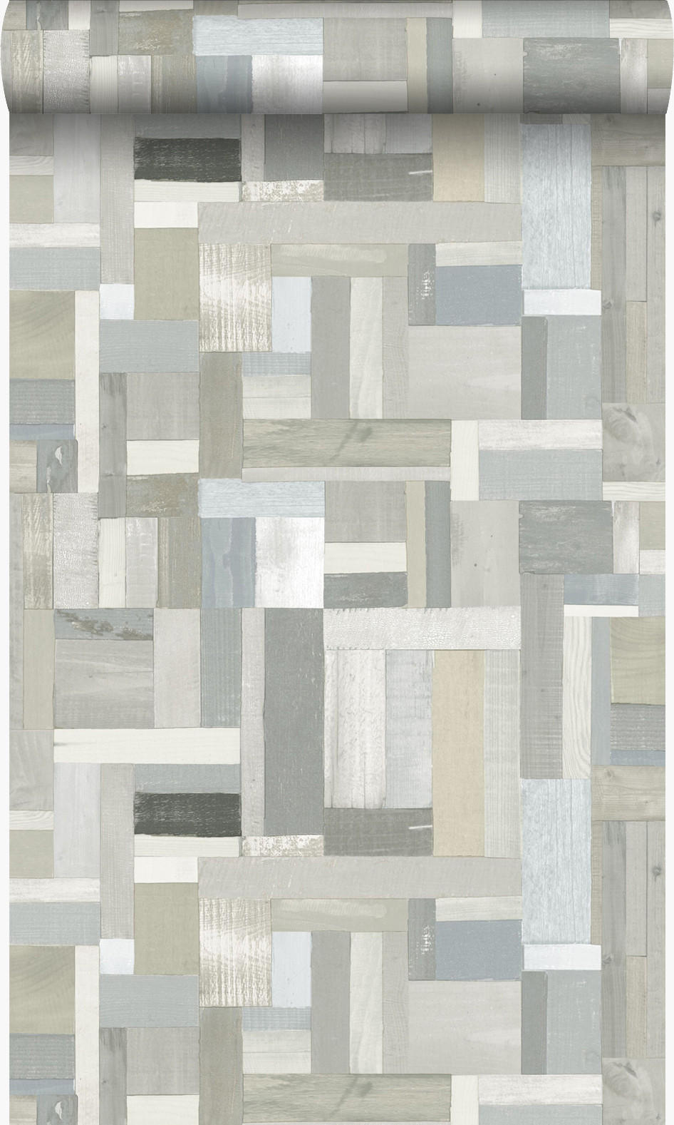 TAPETE Altholz-Motiv 53 cm x 10.05 m - Beige, Papier (53/1000cm) - Origin Wallcoverings