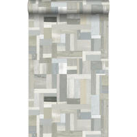 TAPETE Altholz-Motiv 53 cm x 10.05 m - Beige, Papier (53/1000cm) - Origin Wallcoverings