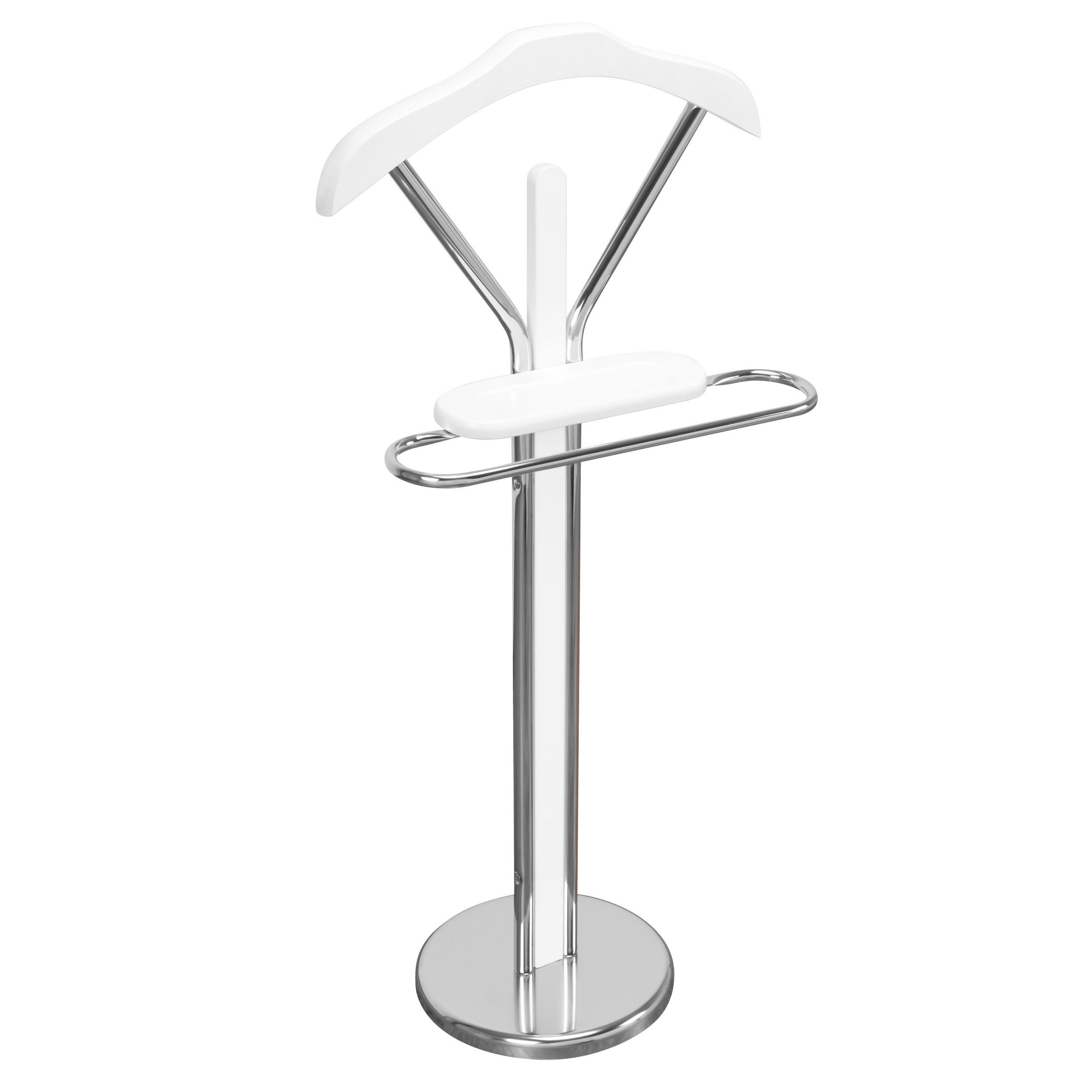 KLEIDERBUTLER, silber - Chromfarben, Metall (47.5/108/30cm) - bremermann