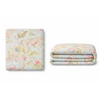 WOHNDECKE Baumwolle 140x180 cm Quilt-Optik – Gesteppt, Weich & Modern - Multicolor, Naturmaterialien (140/180cm) - AU Maison