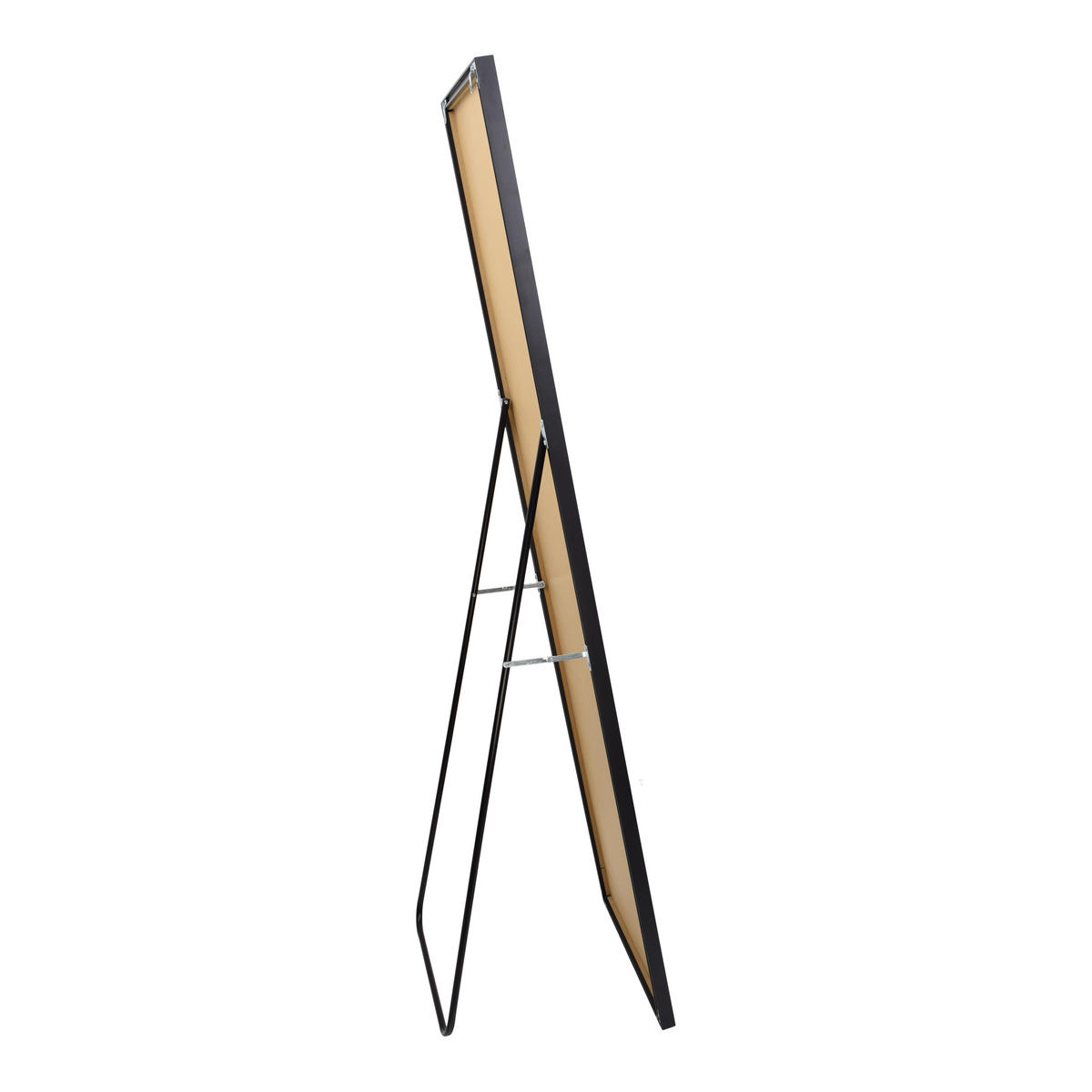 STANDSPIEGEL York Schwarz - Schwarz, Metall (40/150/4cm) - Fragix