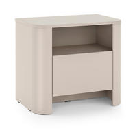 NACHTSCHRANK 58 cm mit Schublade Mezzano, Kaschmir - Kaschmir, Holz (58/52/39cm) - Emporius