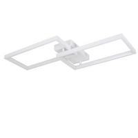 LED-DECKENLEUCHTE 60/29/7 cm - Weiß, Metall (60/29/7cm) - Nettlife