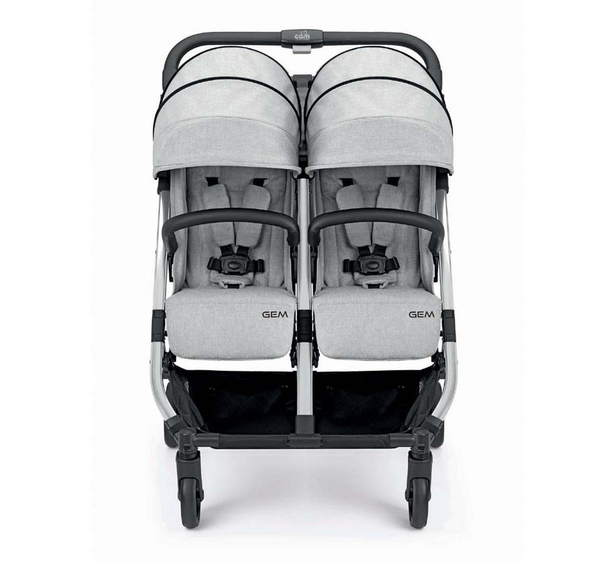 GESCHWISTER-BUGGY klappbar Gem - Grau, Kunststoff (750/310/615cm) - Cam il Mondo del Bambino S.p.A.