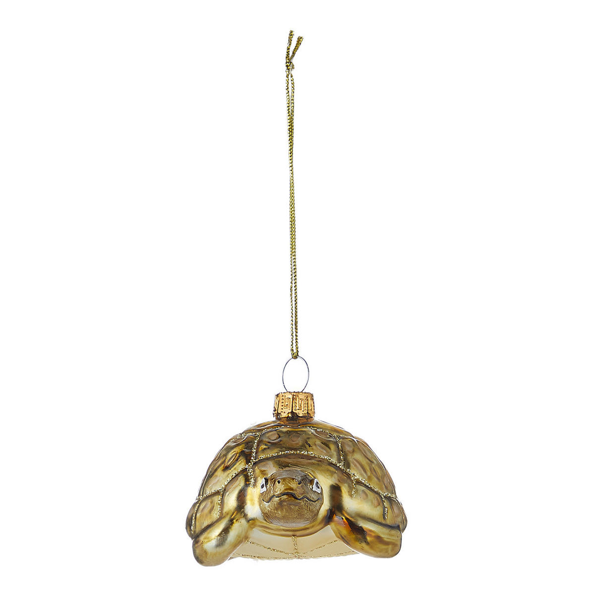 BAUMANHÄNGER Hang On Schildkröte - Grün, Glas (8/4/6cm) - Butlers