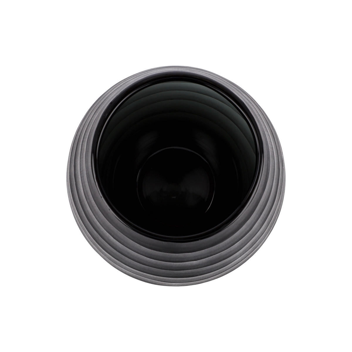 VASE Slate Black, Glas, Schwarz, 23 cm - Schwarz, Glas (23cm) - Goebel