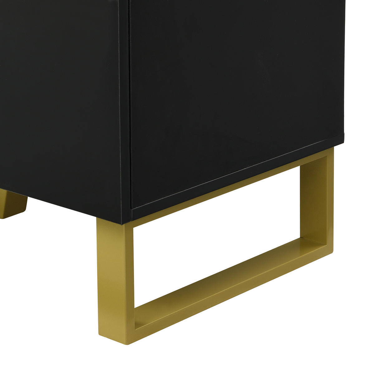 SCHUHSCHRANK aus MDF 120x35x85cm in Schwarz mit Sitzbank & Schublade - Schwarz, Holzwerkstoff (120/85/35cm) - Modfu