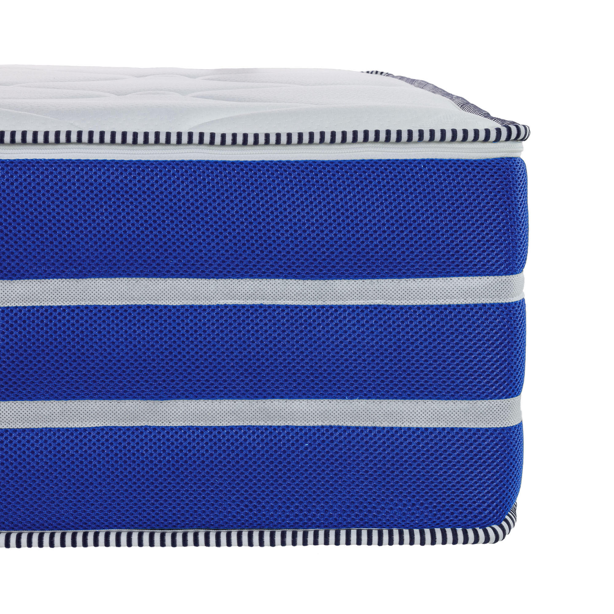 KALTSCHAUMMATRATZE FLEXX Höhe 25cm 180x200cm - Weiß, Textil (180/200cm) - Arensberger