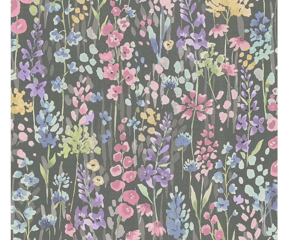 VLIESTAPETE Schwarz 53/1005 cm - Schwarz, Textil (53/1cm) - KUNSTLOFT