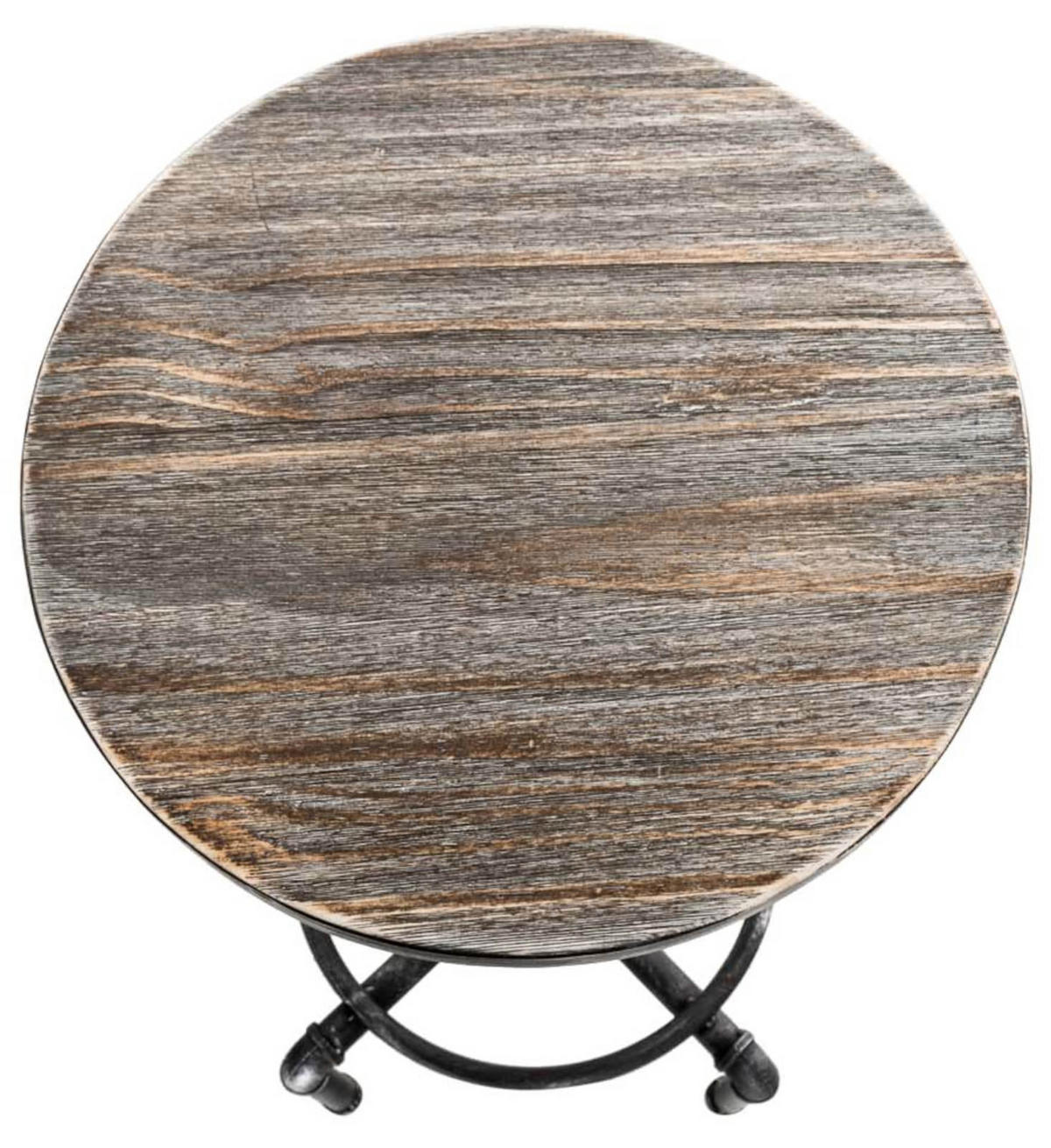 BARHOCKER 2er Set Metall Antik Silber - Silberfarben, Metall (33/59/33cm) - CLP