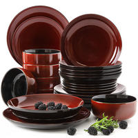 TAFELSERVICE 6 Personen GAMBIA 24-tlg - Rot, Keramik (27/2/27cm) - Ritzenhoff Breker