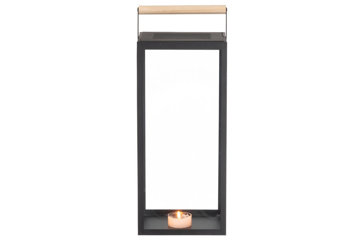 LATERNE Metall Jupiter 3er-Set - Schwarz, Metall (21/54/21cm)