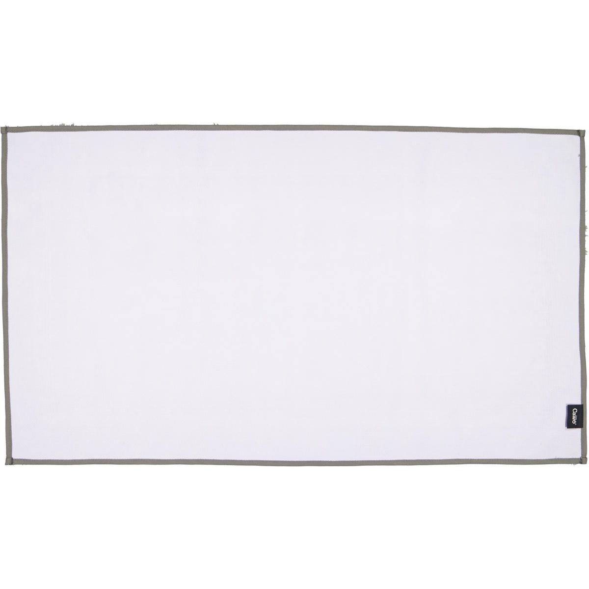 BADTEPPICHE LUXURY HOME TWO-TONE 590 GRAPHIT - 70 - Grau, Textil (70/120cm) - Cawö
