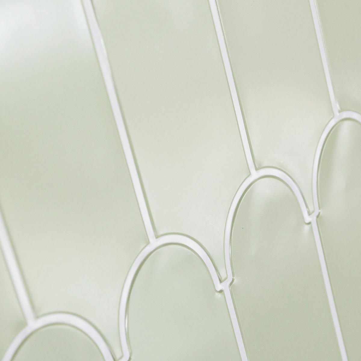 FLIESENAUFKLEBER 1 Stück 30,5 x 30,5 cm Selbstklebende Fliesen - Corbe Verde - Grün, Kunststoff (30.5/0.16/30.5cm) - Mazovia