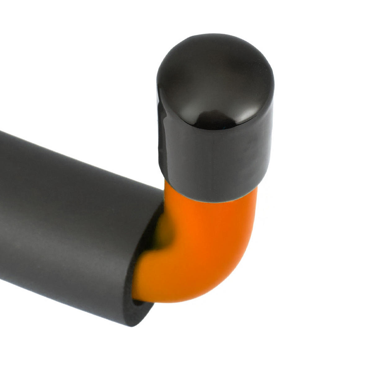 DECKENHAKEN 4 Stück T-förmige Solide Struktur aus Kohlenstoffstahl in Orange Vielseitig einsetzbar Belastbarkeit 43,5 x 29 cm - Orange, Metall (29/1/43.5cm) - Livingandhome