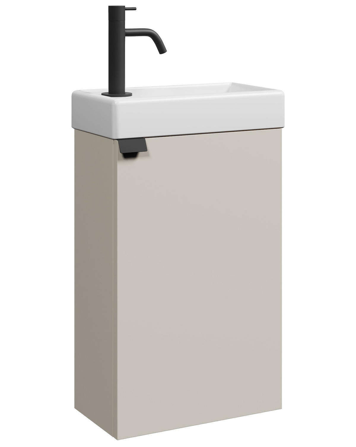 GÄSTE-WC-MÖBELSET Apollo 2 Teile Cashmere - 40 x 22 x 68 cm - Kaschmir, Holz (40/68/22cm) - Badplaats