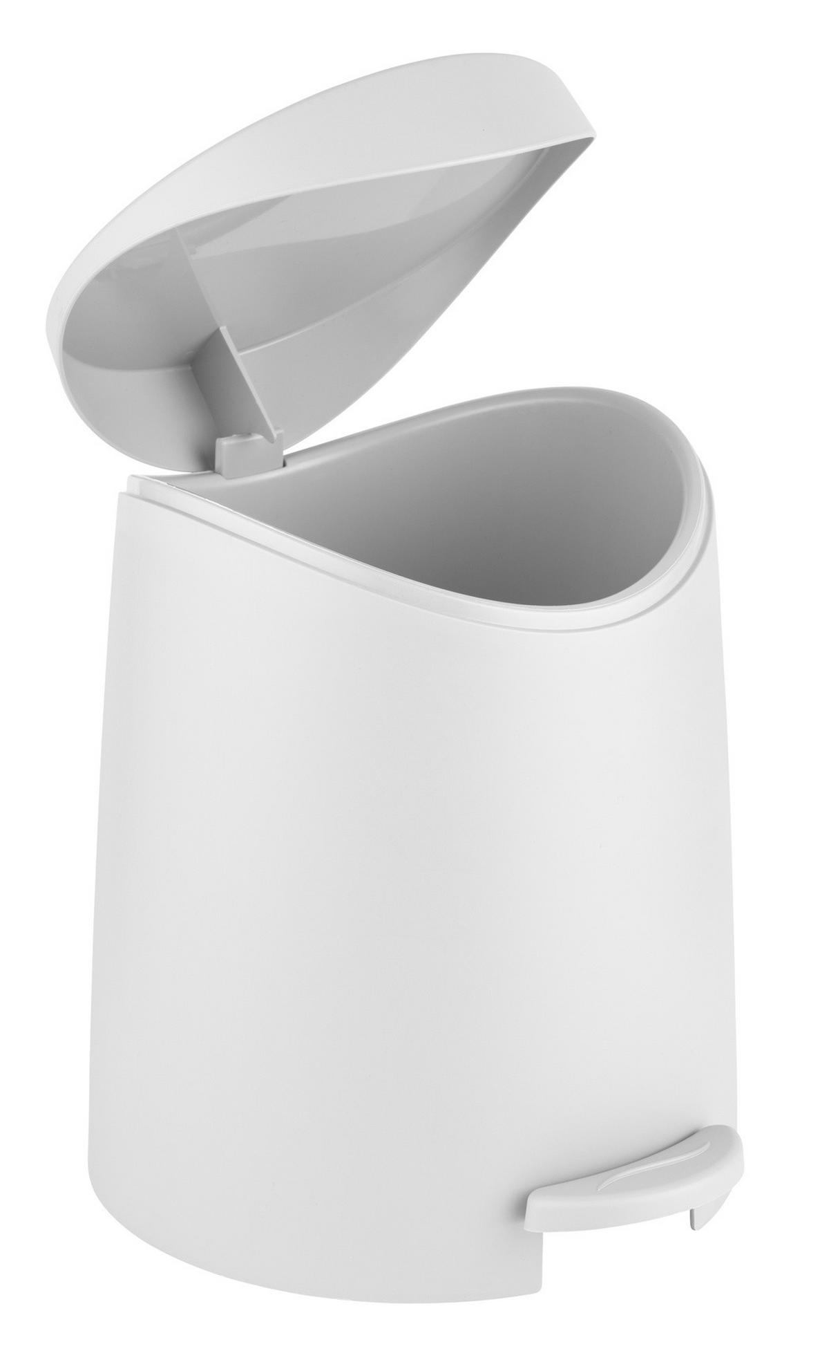 MÜLLBEHÄLTER Portes 3 l 22/22/19 cm - Weiß, Kunststoff (22/19/22cm) - Allstar