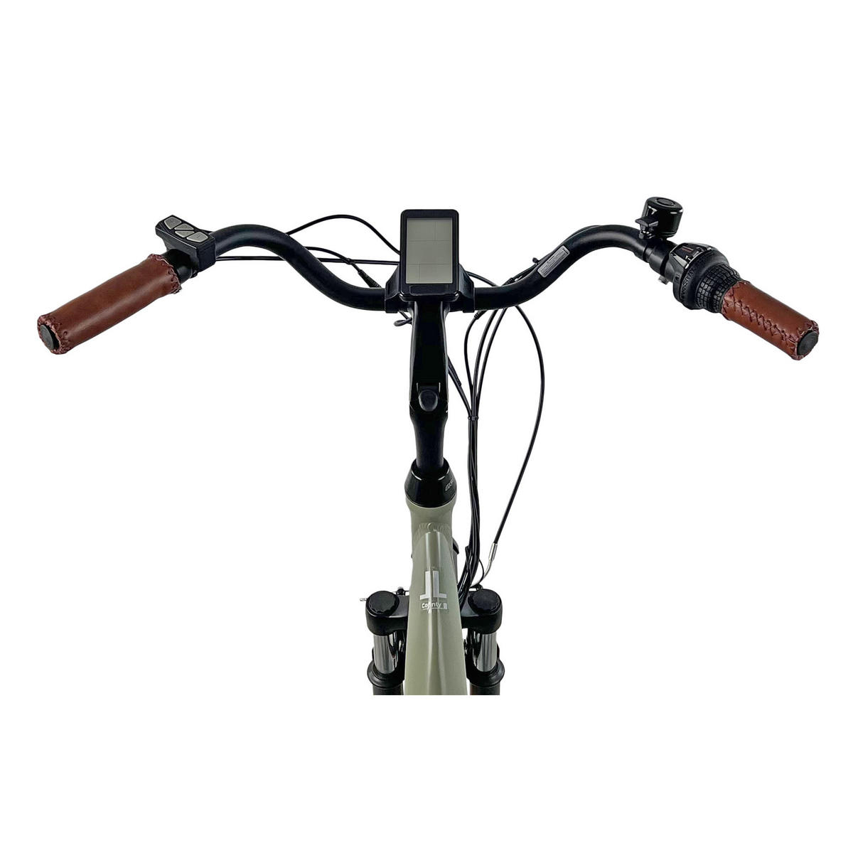 CITY E-BIKE 28" COUNTY, GRÜN - Grün, Metall (125cm) - LLOBE