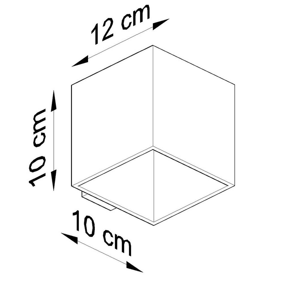 WANDLEUCHTE Holz Braun Up & Down - Braun, Holz (12/10/10cm)
