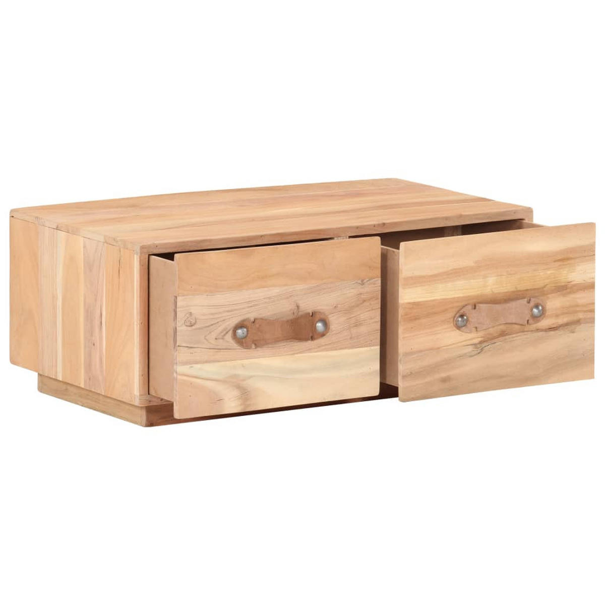 COUCHTISCH 90 x 50 x 35 cm Recyceltes - Braun, Holzwerkstoff (90/50/35cm) - furnicato