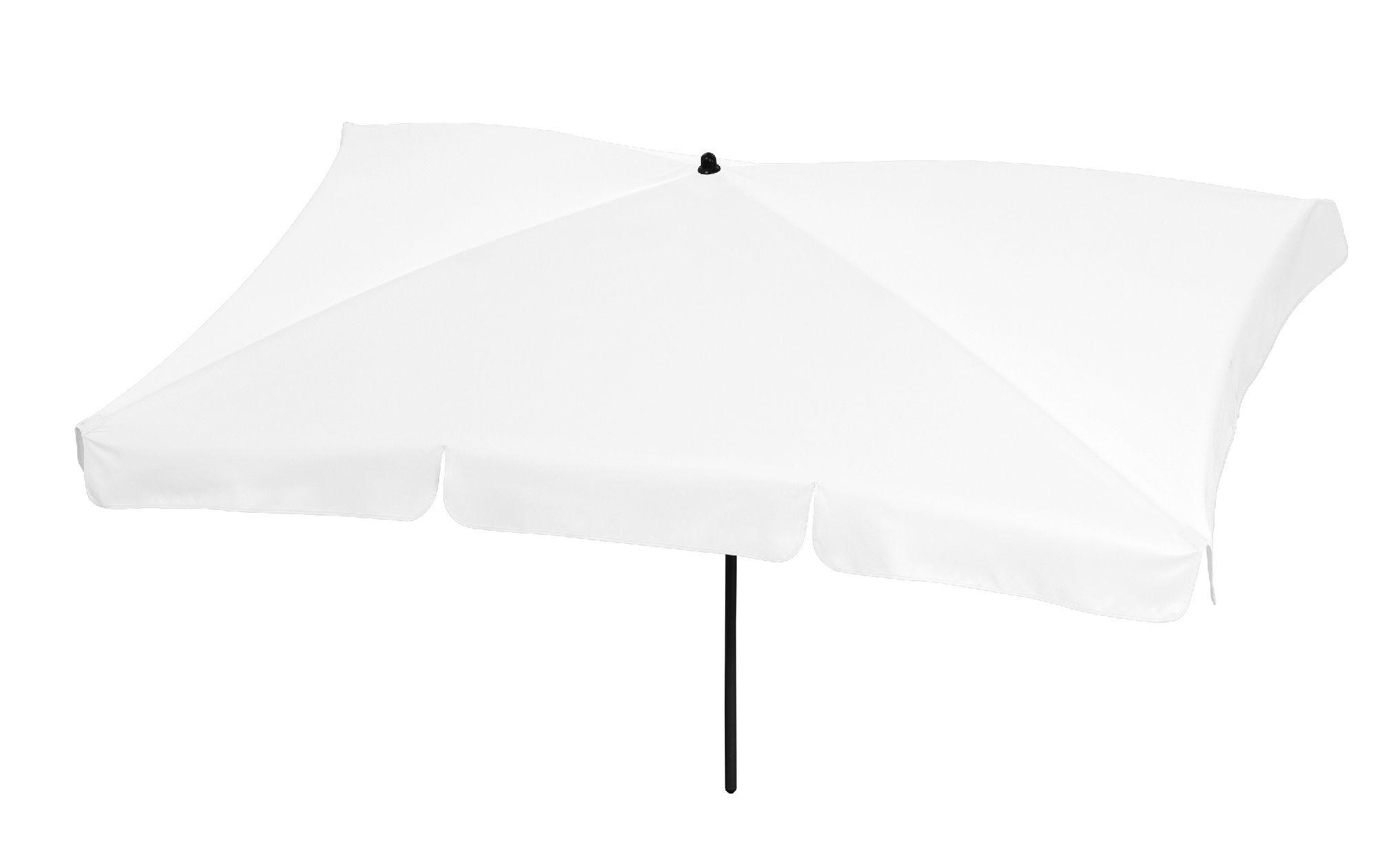 SONNENSCHIRM 122/200/126 cm - Weiß, Kunststoff (200/122cm) - FARE