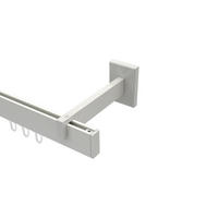 GARDINENSTANGE INNENLAUF Smartline Paxo 300 cm (geteilt in 3 x 100 cm), 1-läufig, 14x35 mm Weiß - Weiß, Metall (300cm) - INTERDECO