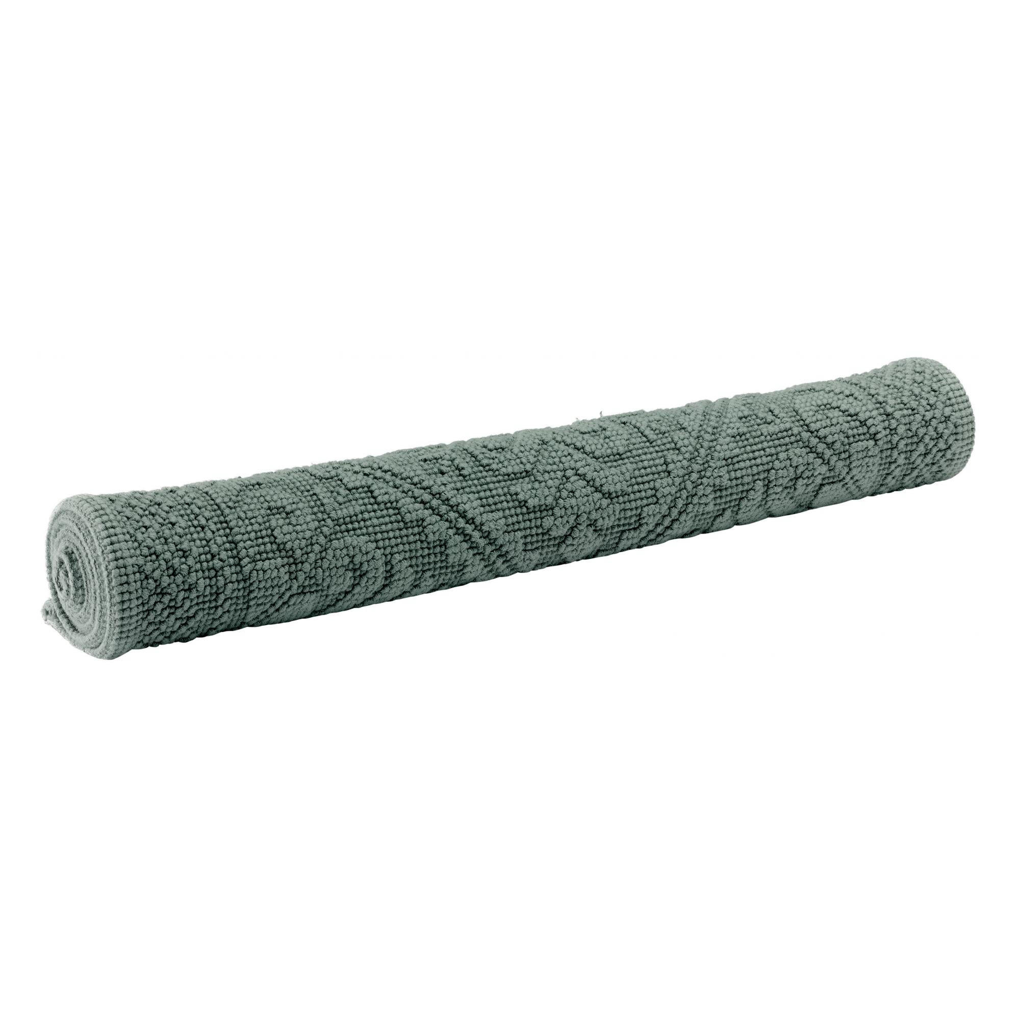 BADEMATTE Enzo thymian 54 x 64 cm - Olivgrün, Textil (54/64cm) - Vivaraise