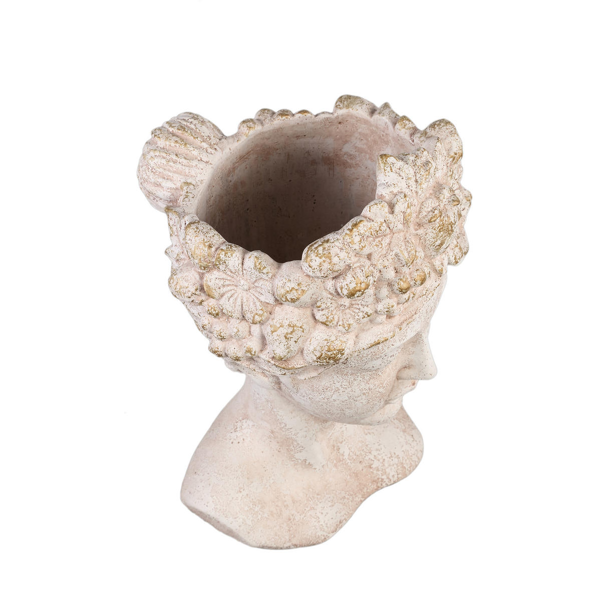 SKULPTUR Sherlene Beige 23/21.5/36cm - Beige, Stein (21.5/36/23cm) - PTMD Collection