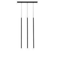 LED-HÄNGELEUCHTE Stelo X3 H100 - Schwarz, Metall (6/100/100cm) - Lumicom