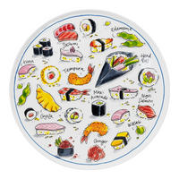 TELLER Maki-Wahnsinn in Bunt - 31cm - Multicolor, Keramik (31/31/2cm) - Blond Amsterdam