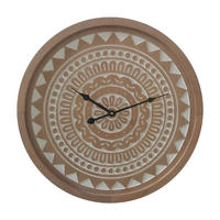 WANDUHR Braun 50/5/50 cm - Braun, Holzwerkstoff (50/50/5cm) - Mobili Rebecca